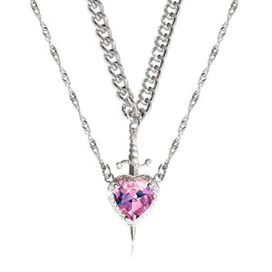 Collares Espada Corazón pareja