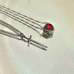 Collares Espada Corazón pareja