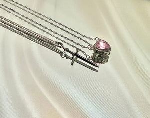 Collares Espada Corazón pareja